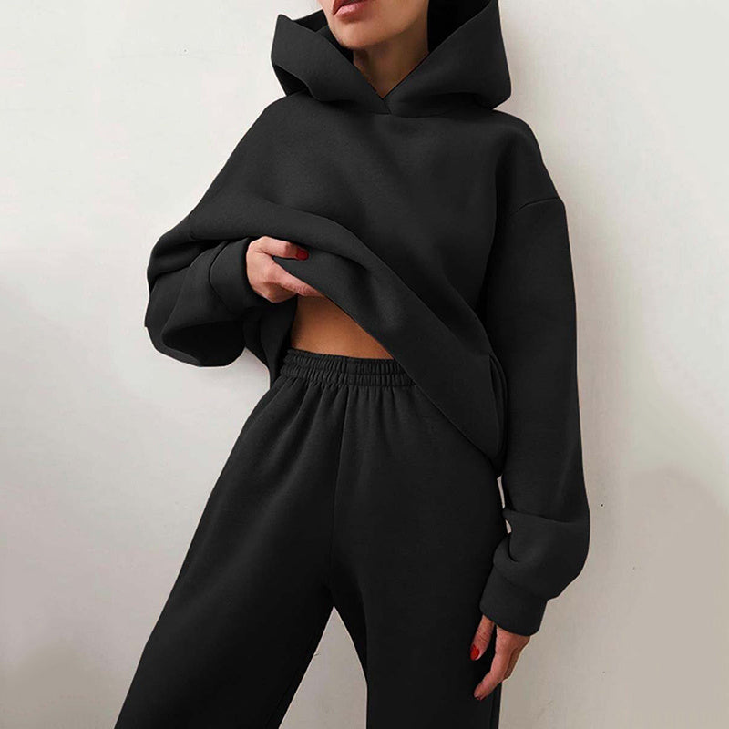 Ensemble Jogging & Hoodie - Cyan