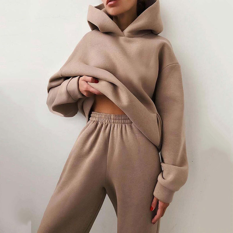 Ensemble Jogging & Hoodie - Cyan