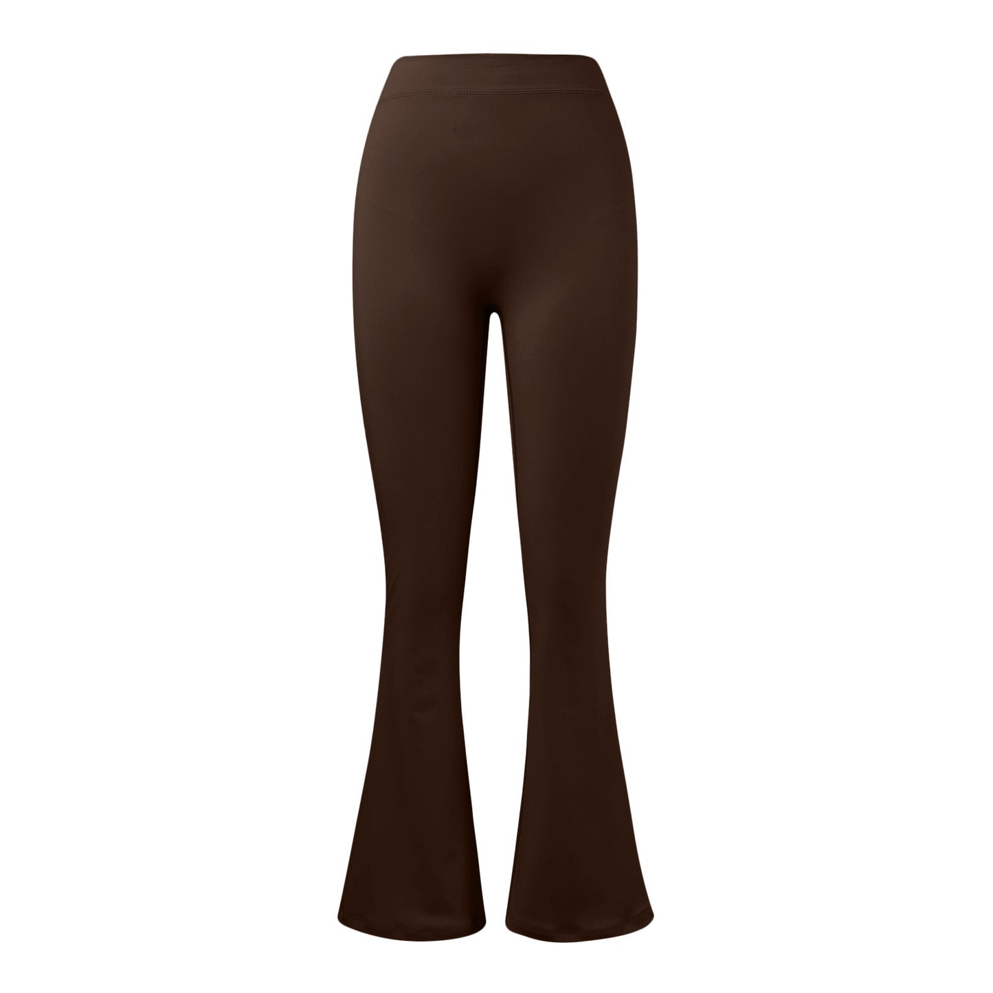Scrunch Legging Evasé de Sport, Yoga - Noir