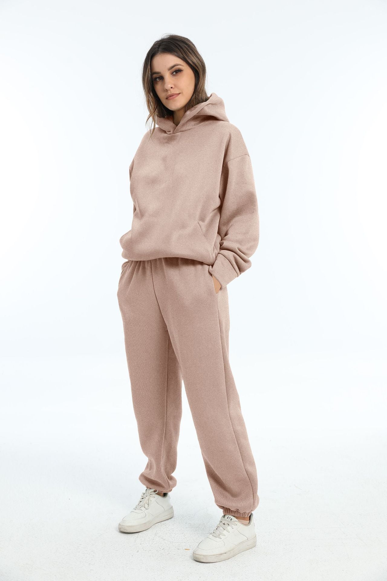 Ensemble Jogging & Hoodie - Cyan