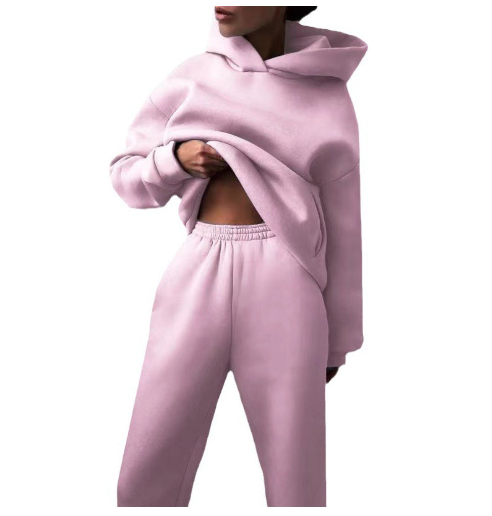 Ensemble Jogging & Hoodie - Cyan