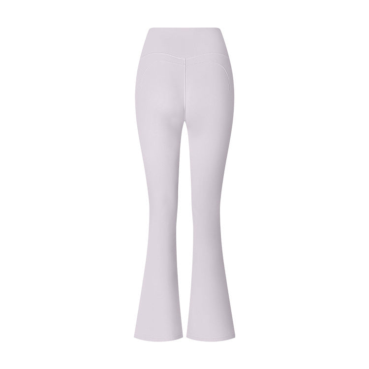 Pantalon Yoga évasé Taille Haute Slim - Espresso