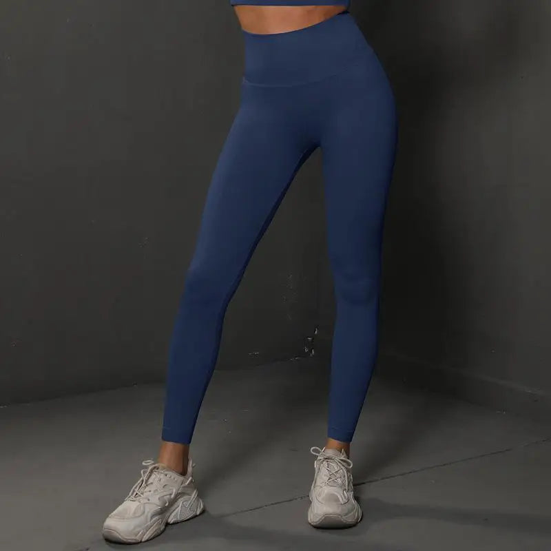 Leggings Push-Up de Sport, Yoga - Noir