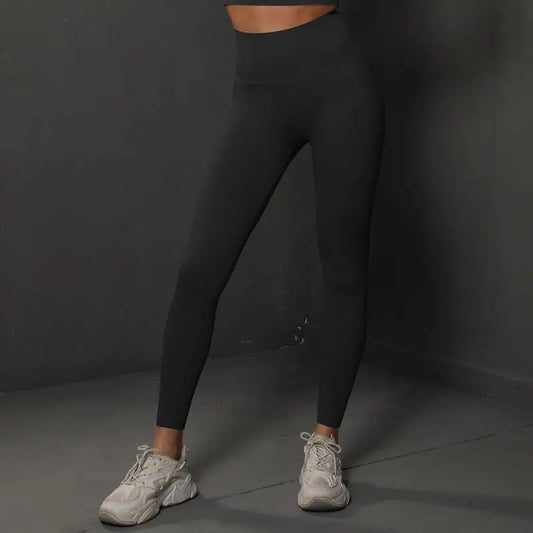 Leggings Push-Up de Sport, Yoga - Noir