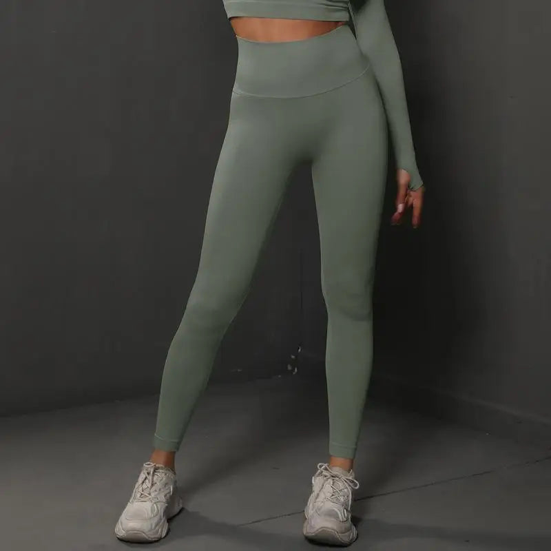 Leggings Push-Up de Sport, Yoga - Noir