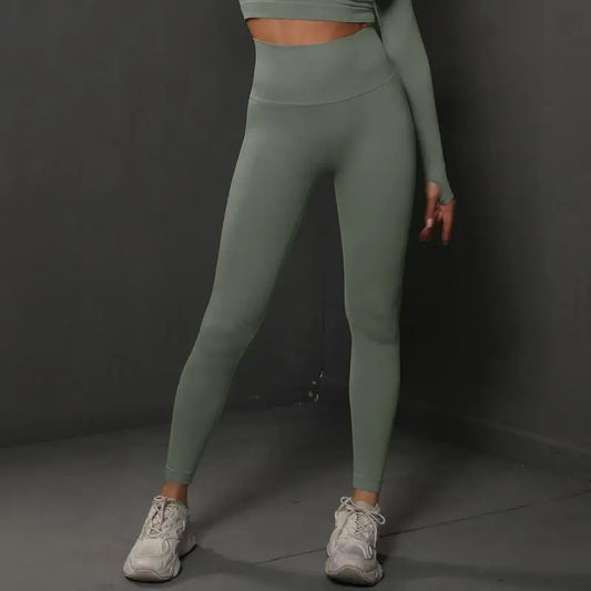 Leggings Push-Up de Sport, Yoga - Gris