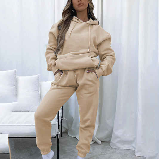 Set Décontracté, Jogging et Hoodie - Abricot