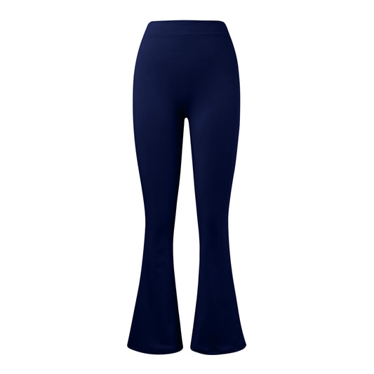Scrunch Legging Evasé de Sport, Yoga - Bleu marine